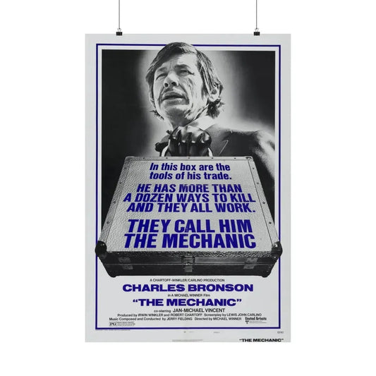 THE MECHANIC 1972 - Paper Movie Poster 24″ x 36″ Matte - The Sticker Space
