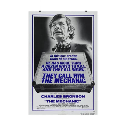THE MECHANIC 1972 - Paper Movie Poster 36" x 54" Matte - The Sticker Space