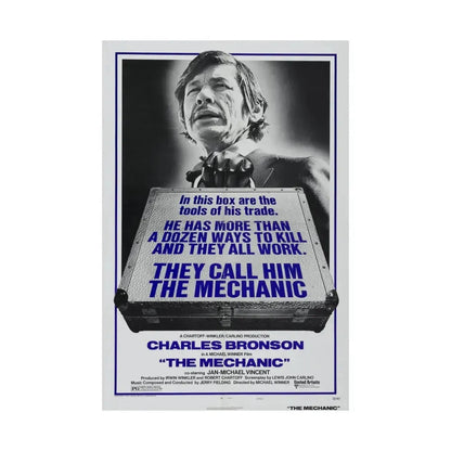THE MECHANIC 1972 - Paper Movie Poster - The Sticker Space
