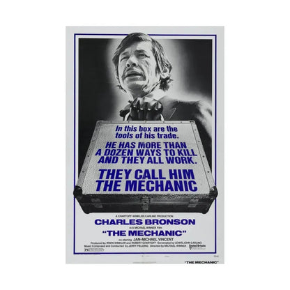 THE MECHANIC 1972 - Paper Movie Poster - The Sticker Space
