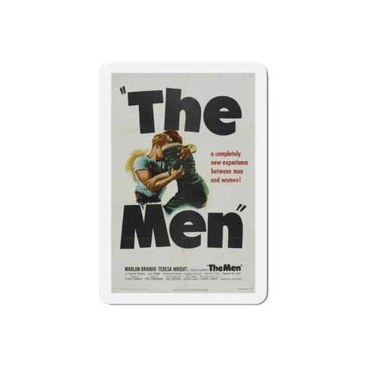 The Men 1950 Movie Poster Refrigerator Magnet 2 Inch - The Sticker Space