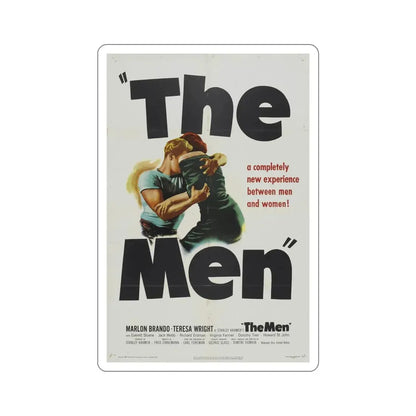 The Men 1950 Movie Poster STICKER Vinyl Die-Cut Decal 6 Inch - The Sticker Space