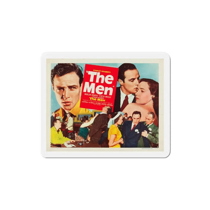 The Men 1950 v2 Movie Poster Refrigerator Magnet 3 Inch - The Sticker Space