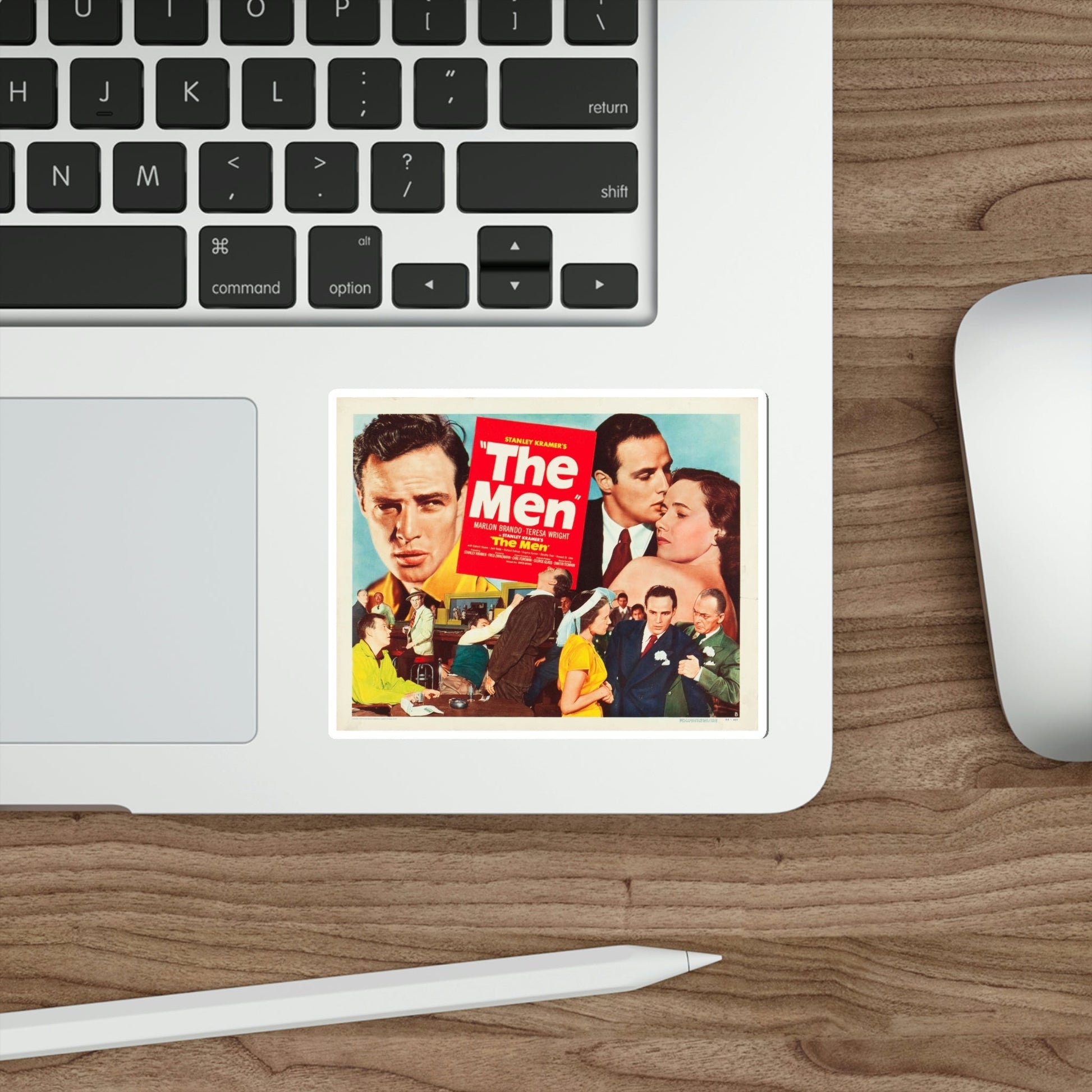 The Men 1950 v2 Movie Poster STICKER Vinyl Die-Cut Decal-The Sticker Space