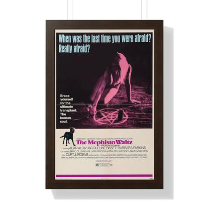 THE MEPHISTO WALTZ 1971 - Framed Movie Poster 16″ x 24″ Walnut - The Sticker Space