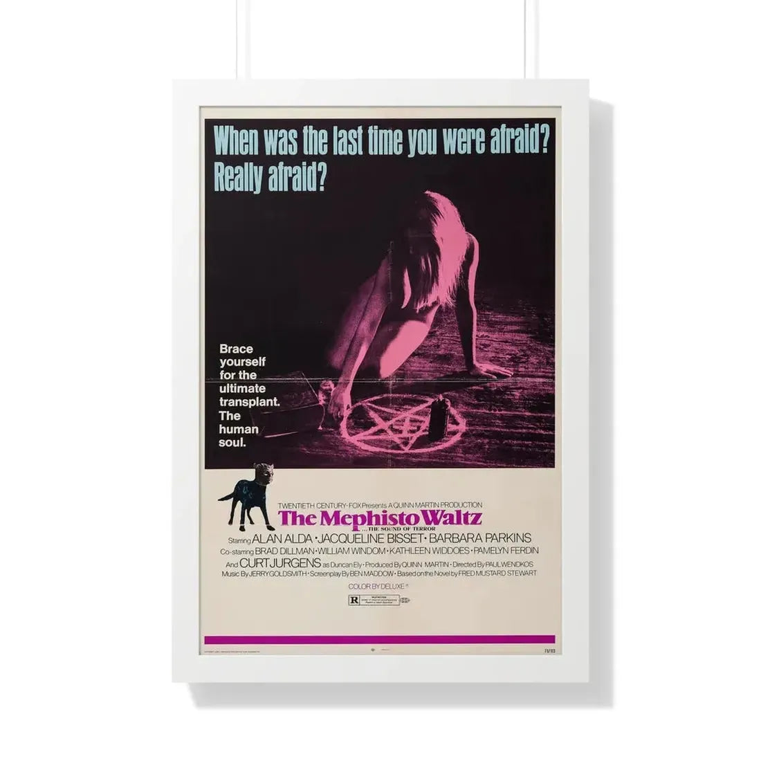 THE MEPHISTO WALTZ 1971 - Framed Movie Poster 20" x 30" White - The Sticker Space