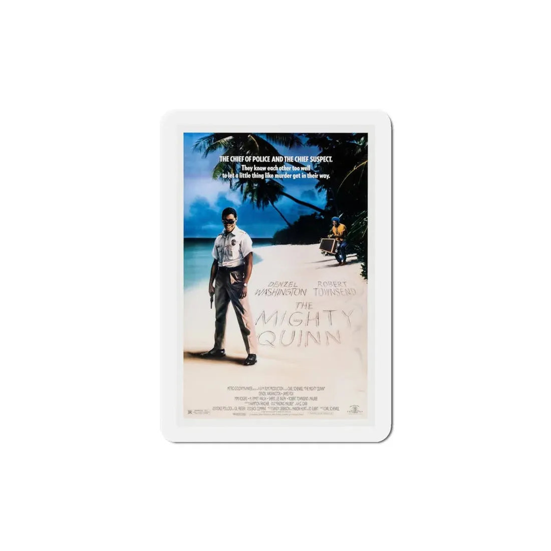 The Mighty Quinn 1989 Movie Poster Refrigerator Magnet 4 Inch - The Sticker Space