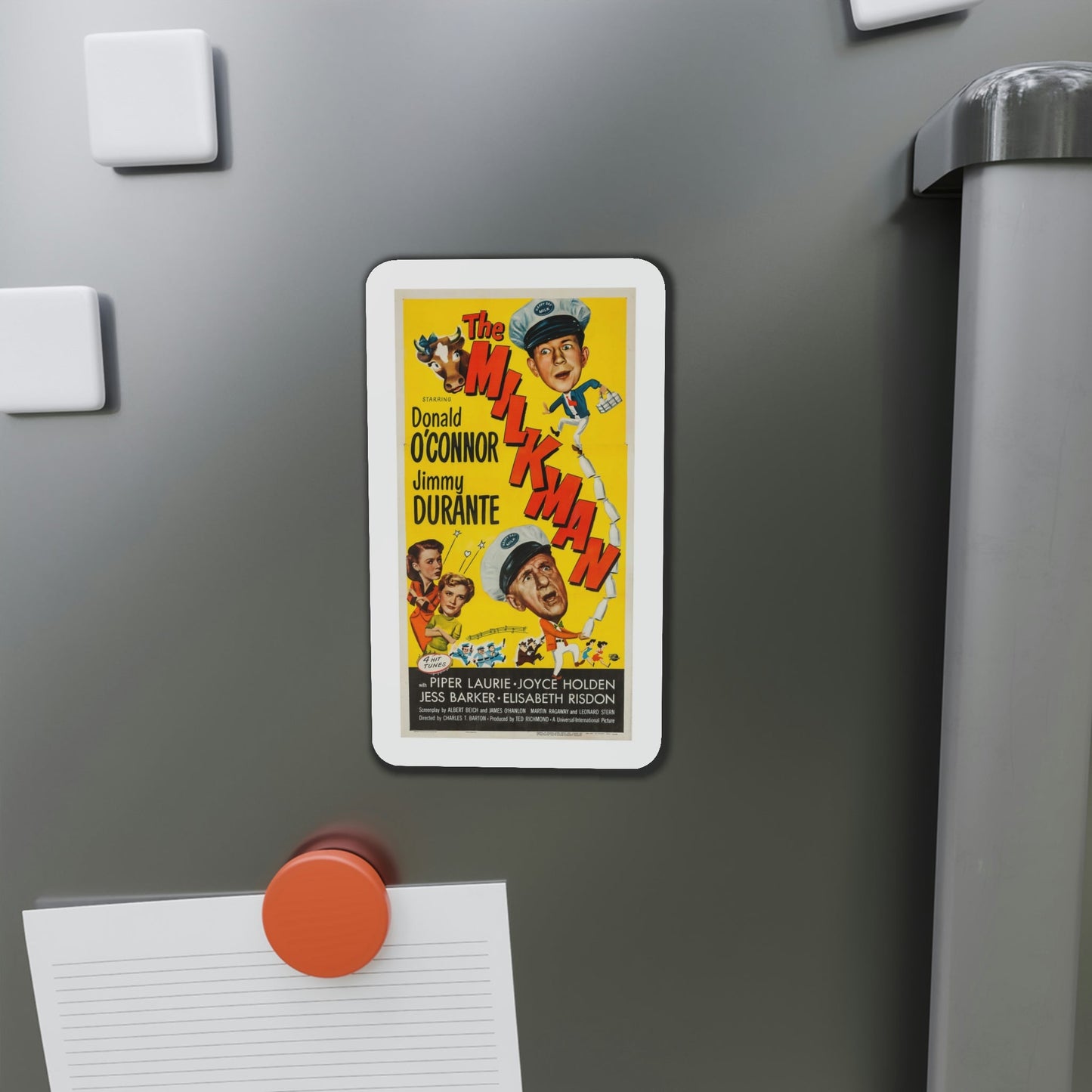 The Milkman 1950 Movie Poster Die-Cut Magnet-The Sticker Space