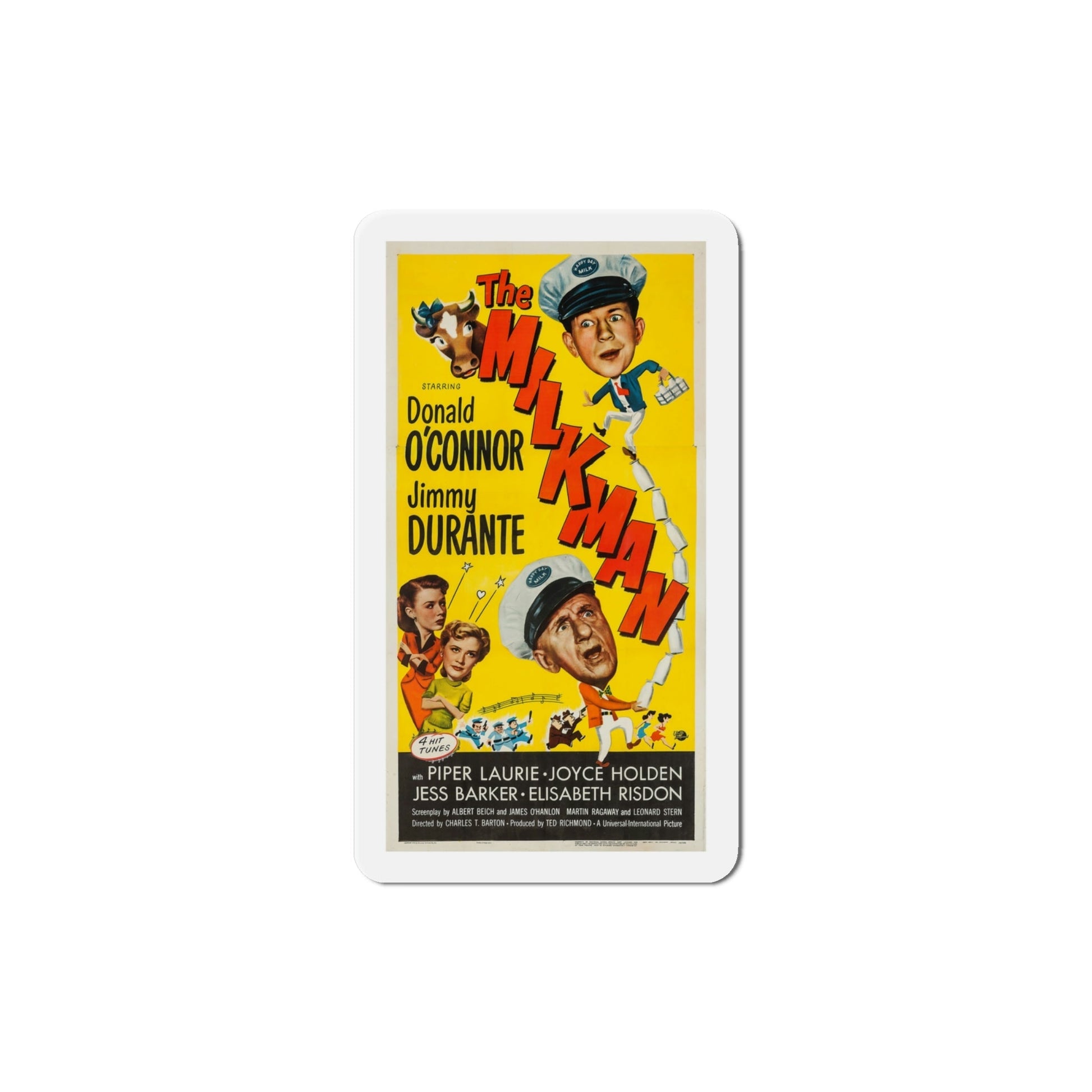 The Milkman 1950 Movie Poster Die-Cut Magnet-4 Inch-The Sticker Space