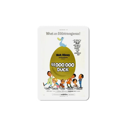 The Million Dollar Duck 1971 Movie Poster Refrigerator Magnet 6 Inch - The Sticker Space