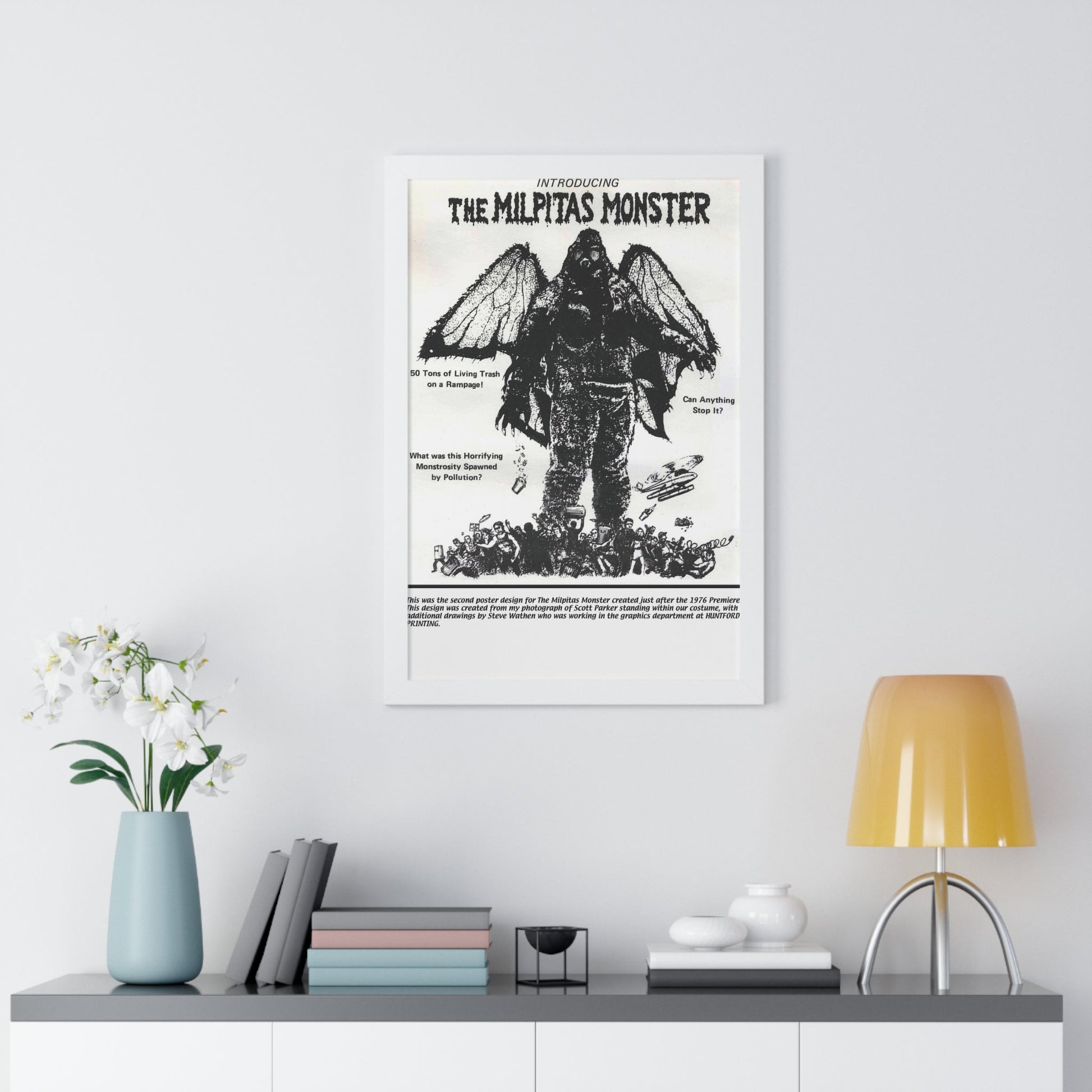 THE MILPITAS MONSTER 1976 - Framed Movie Poster-The Sticker Space