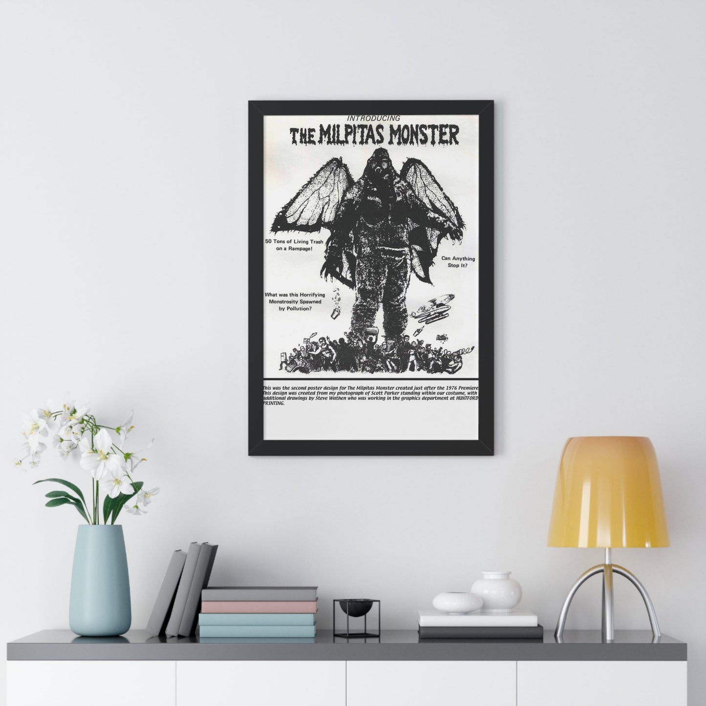 THE MILPITAS MONSTER 1976 - Framed Movie Poster-The Sticker Space