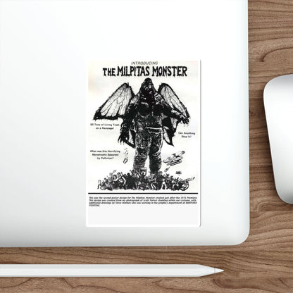 THE MILPITAS MONSTER 1976 Movie Poster STICKER Vinyl Die-Cut Decal-The Sticker Space