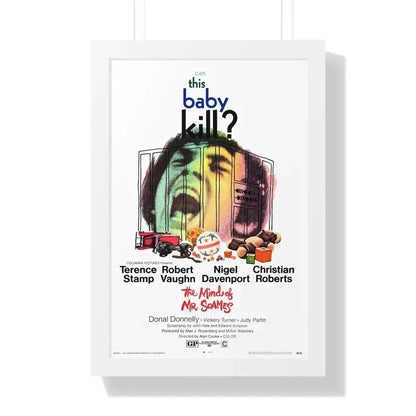 THE MIND OF MR  SOAMES 1970 - Framed Movie Poster 16″ x 24″ White - The Sticker Space