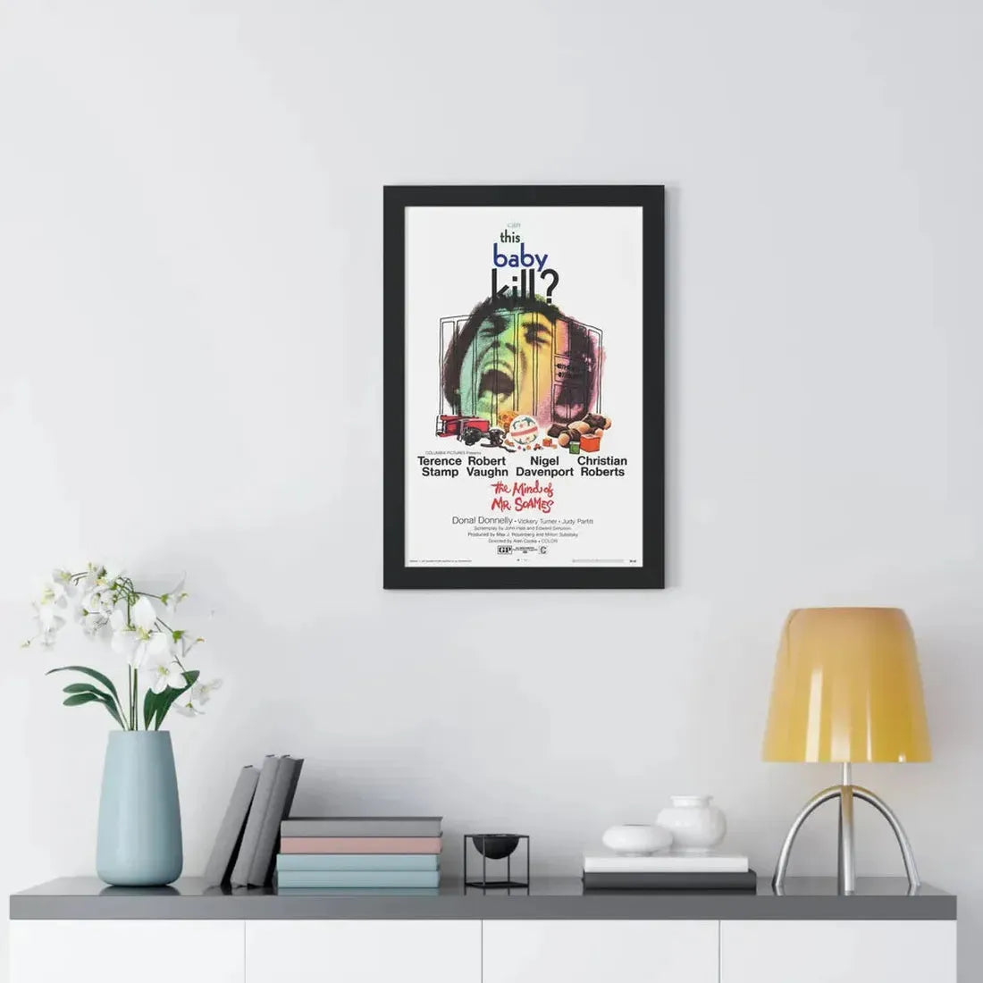 THE MIND OF MR  SOAMES 1970 - Framed Movie Poster - The Sticker Space