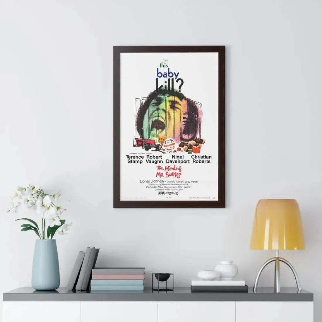 THE MIND OF MR  SOAMES 1970 - Framed Movie Poster - The Sticker Space