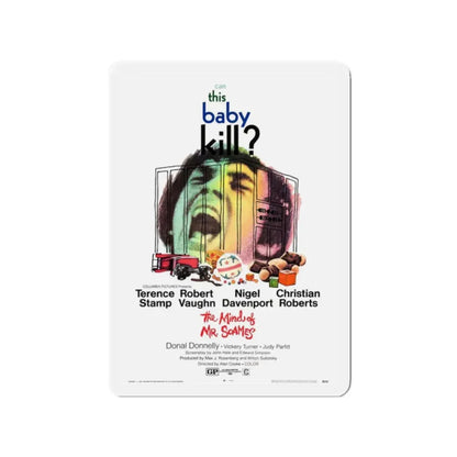 THE MIND OF MR  SOAMES 1970 Movie Poster - Refrigerator Magnet 2 Inch Die-Cut - The Sticker Space