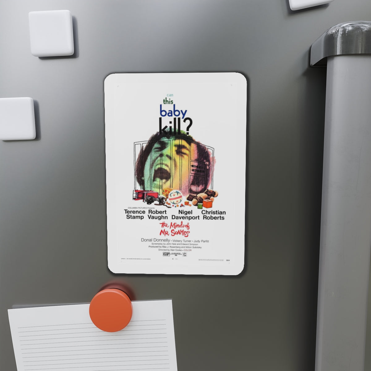 THE MIND OF MR SOAMES 1970 Movie Poster - Refrigerator Magnet-The Sticker Space