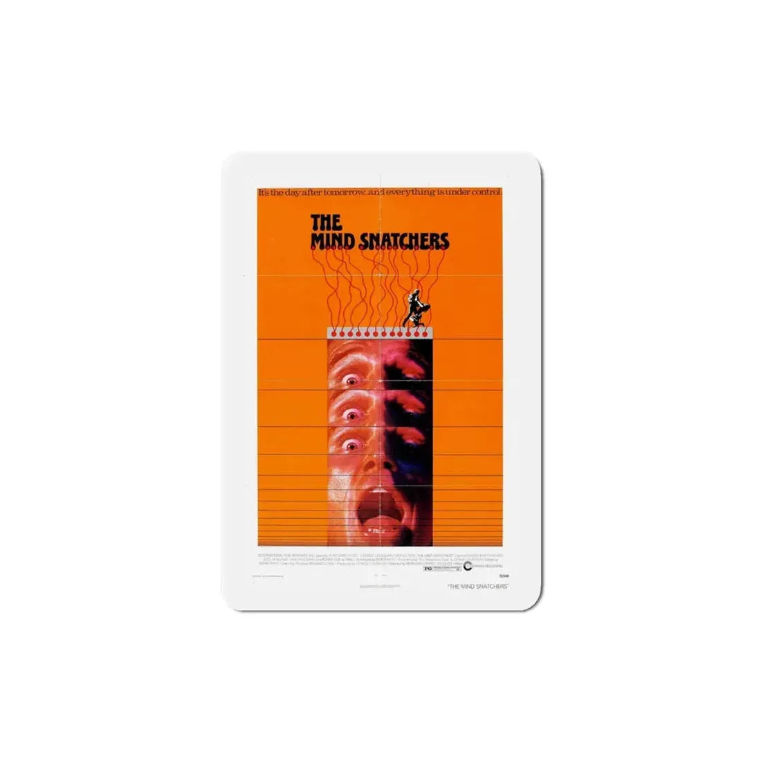 The Mind Snatchers 1972 Movie Poster Refrigerator Magnet 4 Inch - The Sticker Space