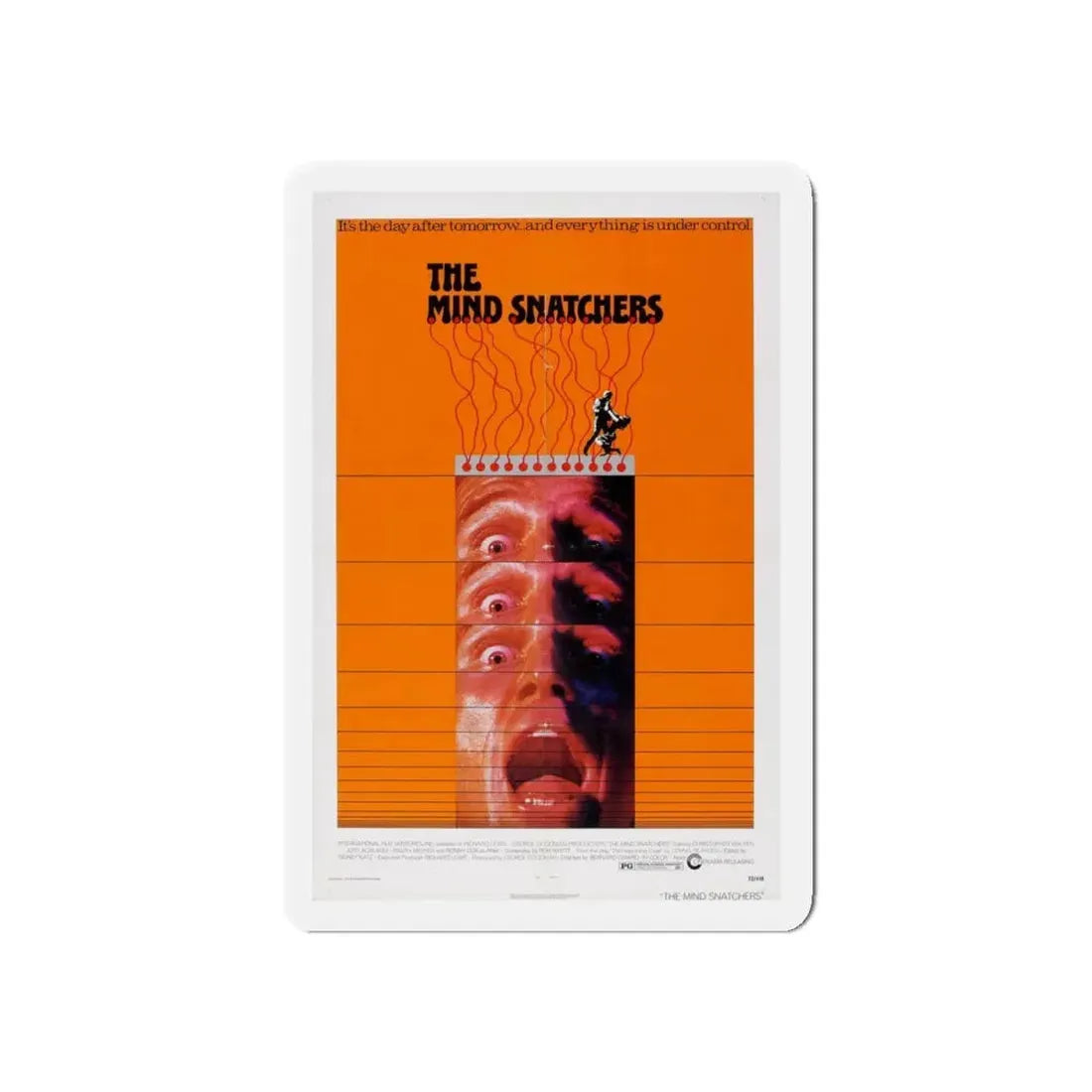 THE MIND SNATCHERS 1972 Movie Poster - Refrigerator Magnet 5 Inch Die-Cut - The Sticker Space