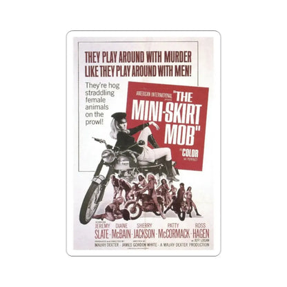 The Mini Skirt Mob 1968 Movie Poster STICKER Vinyl Die-Cut Decal 2 Inch - The Sticker Space