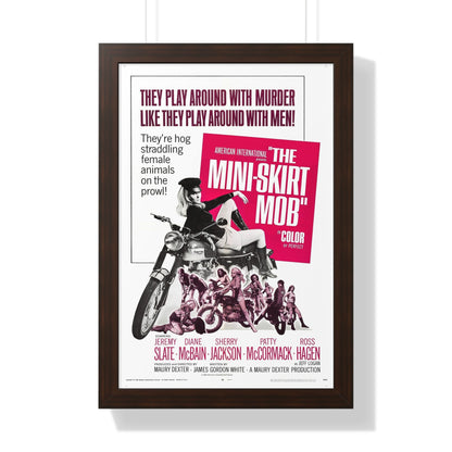 THE MINISKIRT MOB 1968 - Framed Movie Poster-16″ x 24″-The Sticker Space