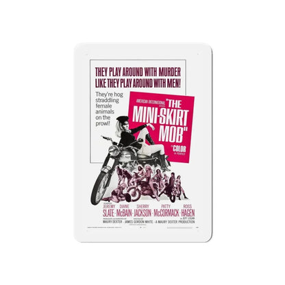 THE MINISKIRT MOB 1968 Movie Poster - Refrigerator Magnet 6 Inch Die-Cut - The Sticker Space