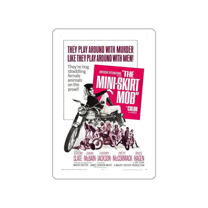 THE MINISKIRT MOB 1968 Movie Poster STICKER Vinyl Die-Cut Decal 6 Inch - The Sticker Space
