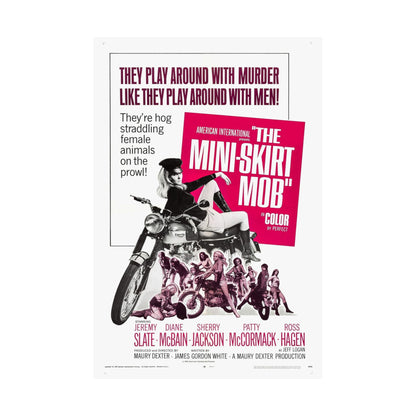 THE MINISKIRT MOB 1968 - Paper Movie Poster-The Sticker Space