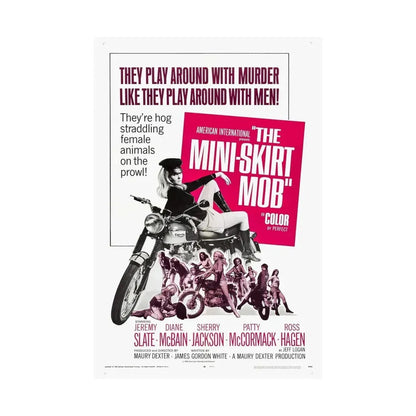 THE MINISKIRT MOB 1968 - Paper Movie Poster - The Sticker Space