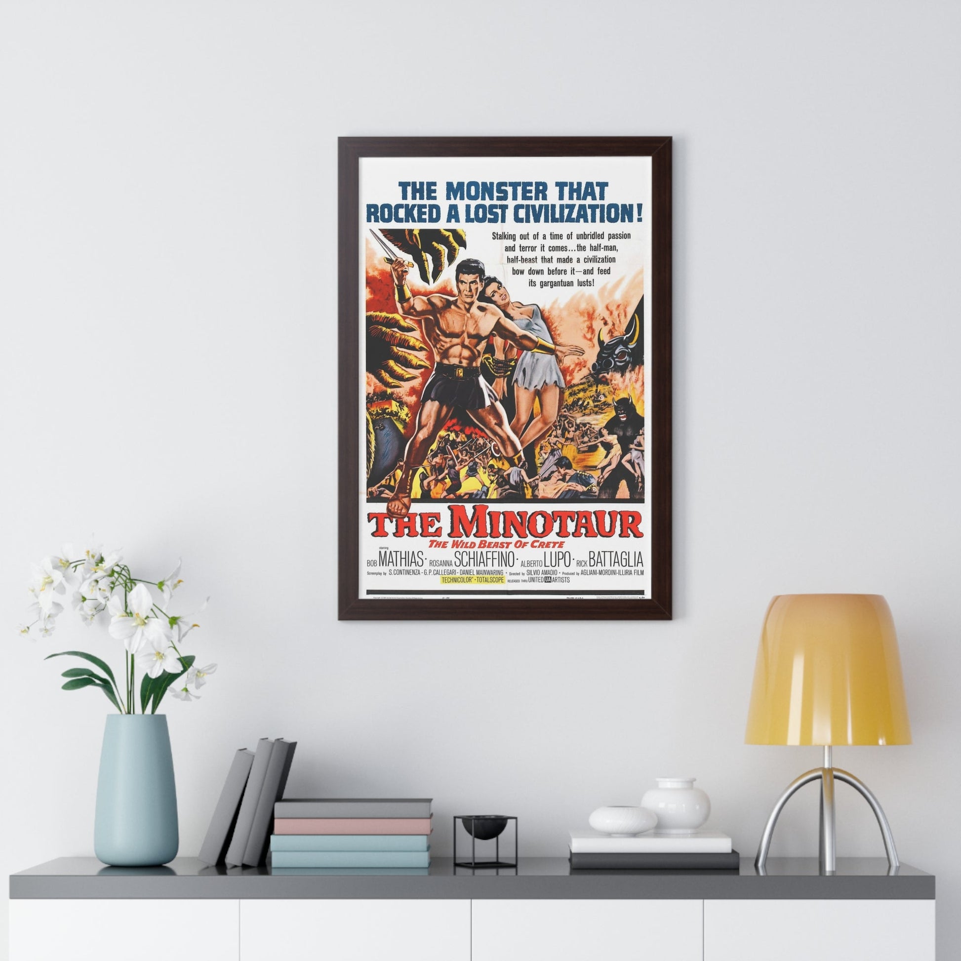 THE MINOTAUR 1961 - Framed Movie Poster-The Sticker Space