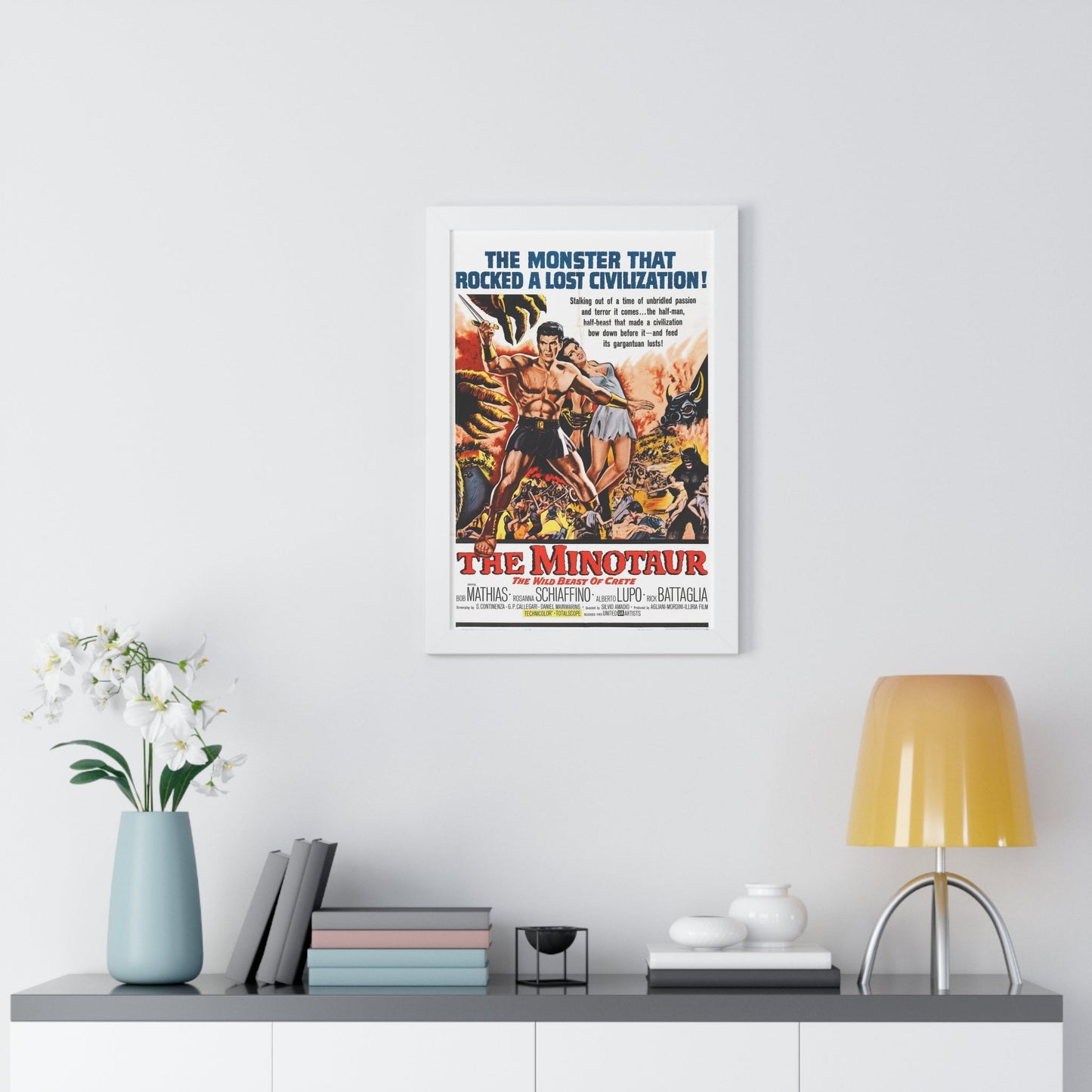 THE MINOTAUR 1961 - Framed Movie Poster-The Sticker Space