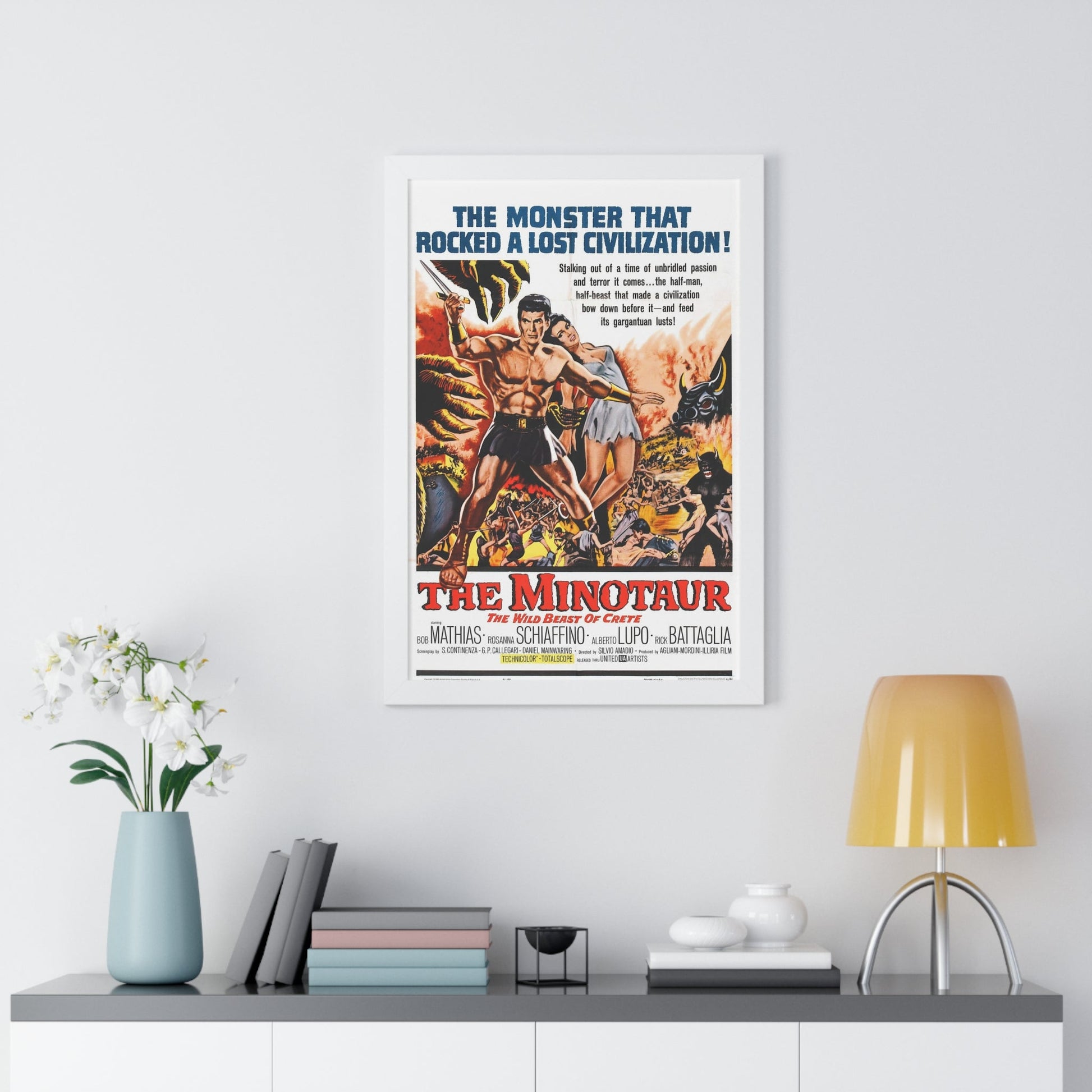 THE MINOTAUR 1961 - Framed Movie Poster-The Sticker Space