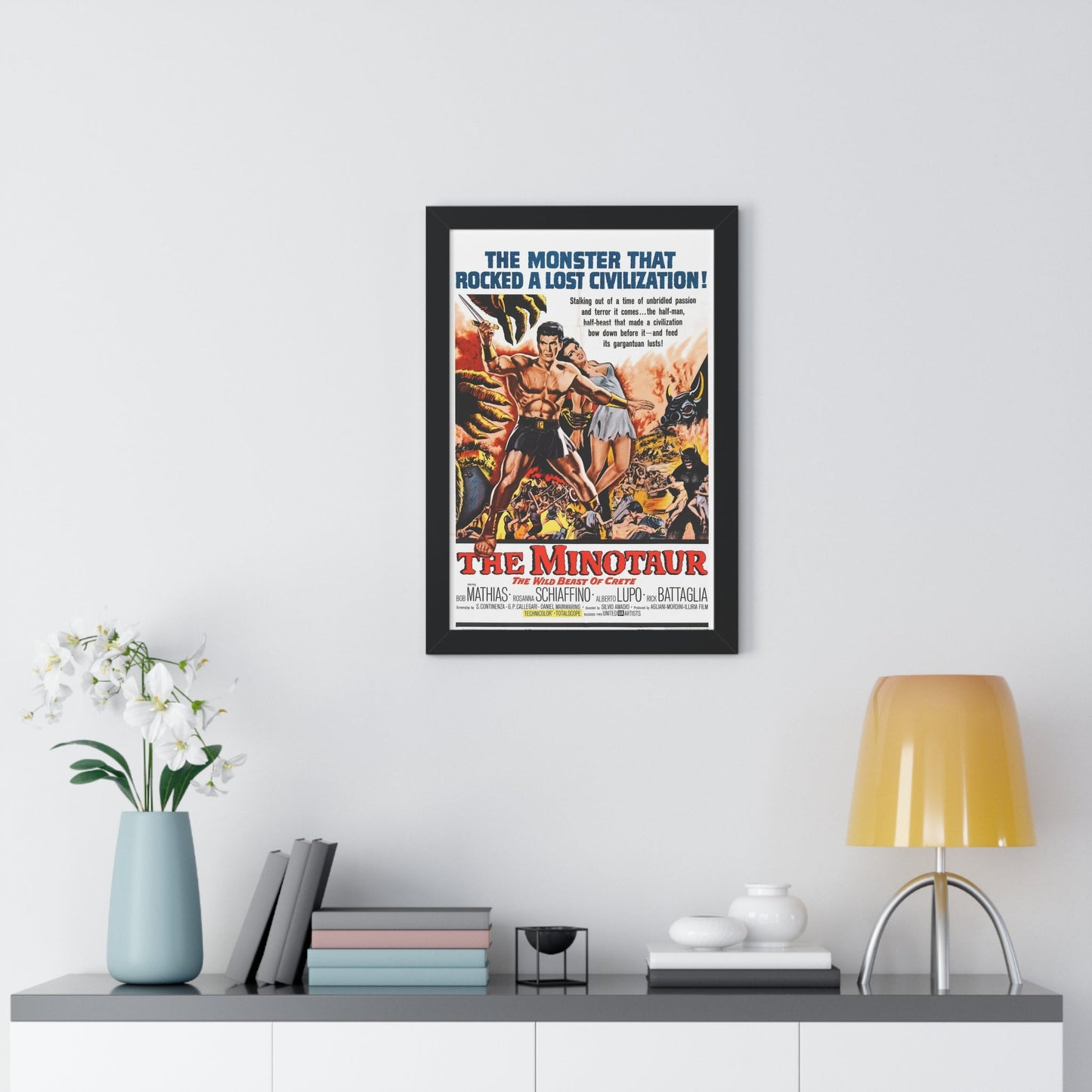 THE MINOTAUR 1961 - Framed Movie Poster-The Sticker Space