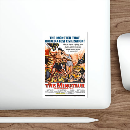 THE MINOTAUR 1961 Movie Poster STICKER Vinyl Die-Cut Decal-The Sticker Space