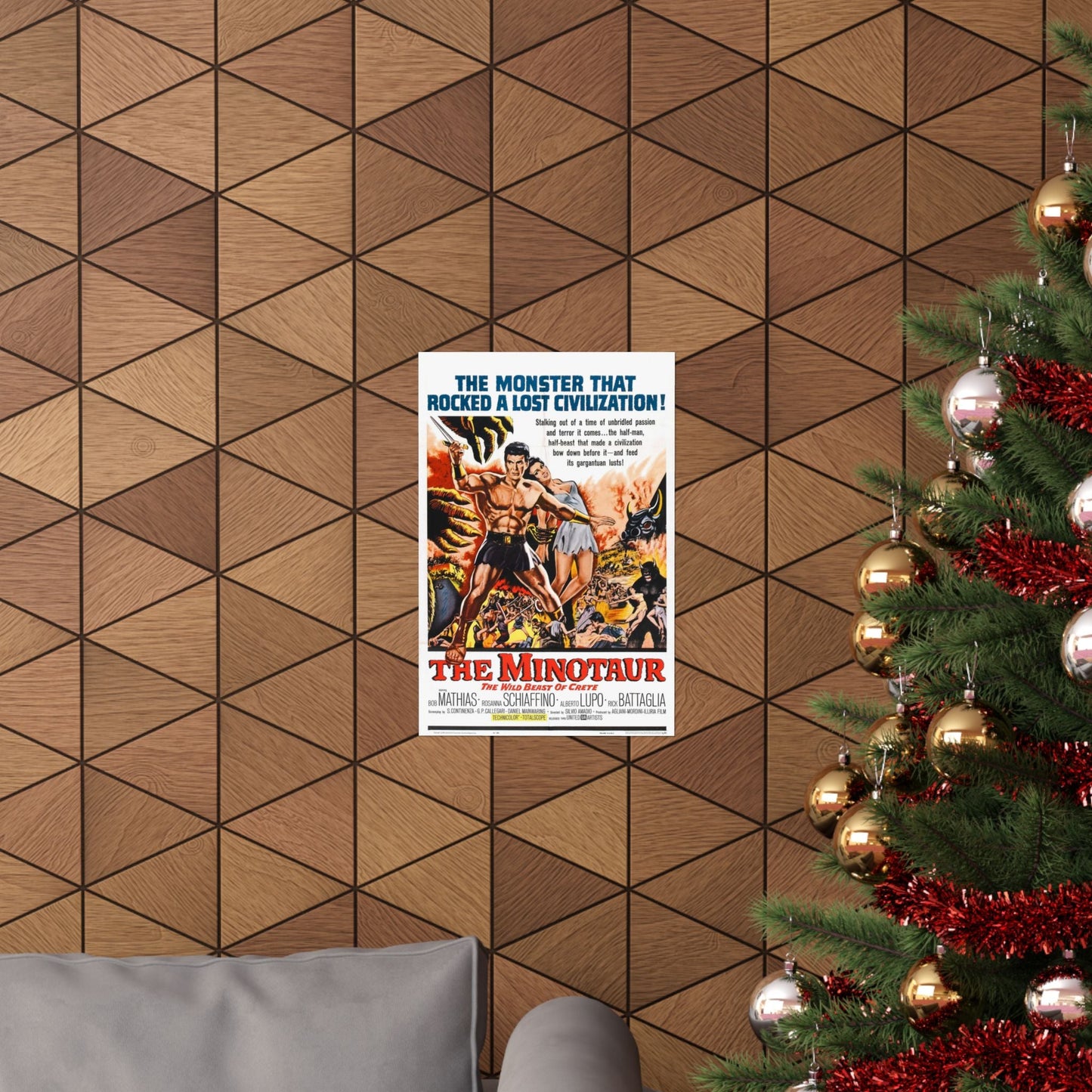 THE MINOTAUR 1961 - Paper Movie Poster-The Sticker Space