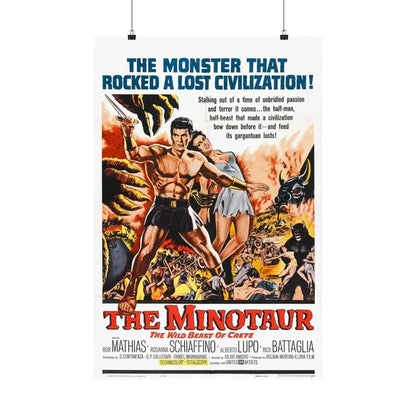 THE MINOTAUR 1961 - Paper Movie Poster 20″ x 30″ Matte - The Sticker Space