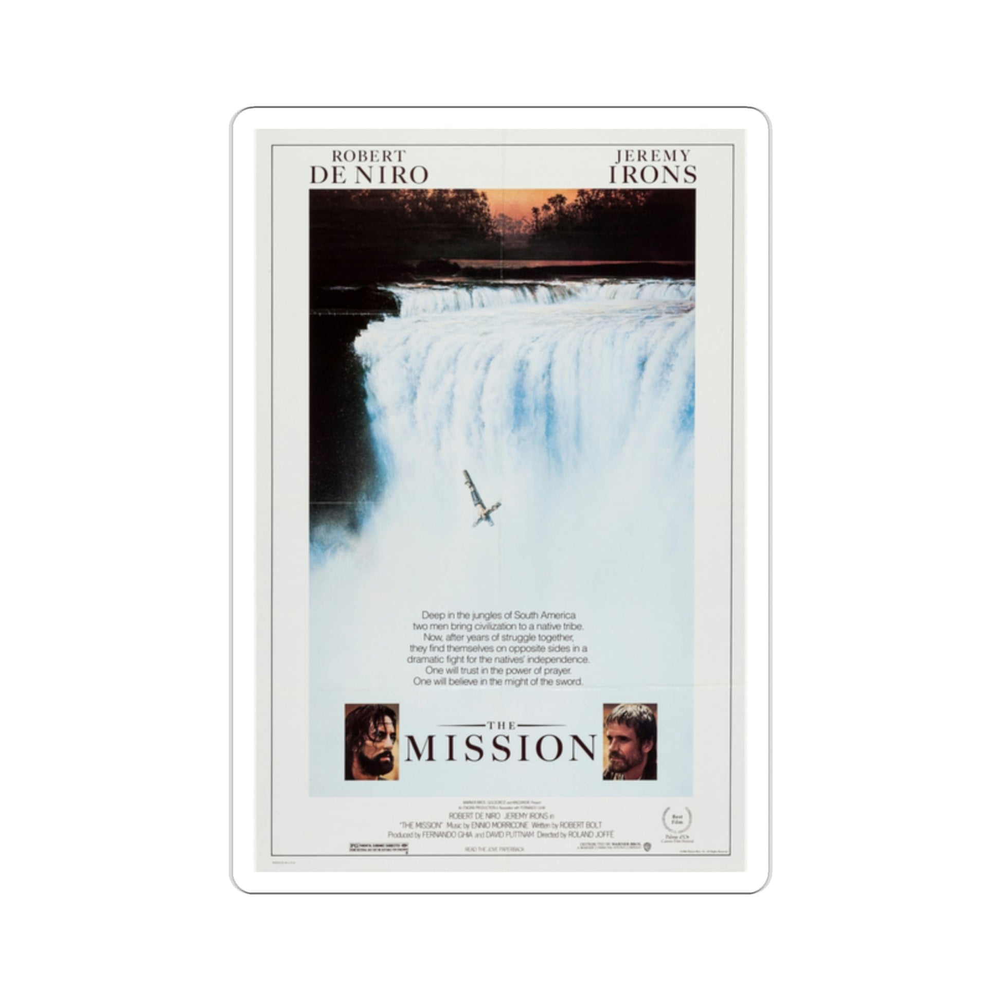 The Mission 1986 Movie Poster STICKER Vinyl Die-Cut Decal-2 Inch-The Sticker Space