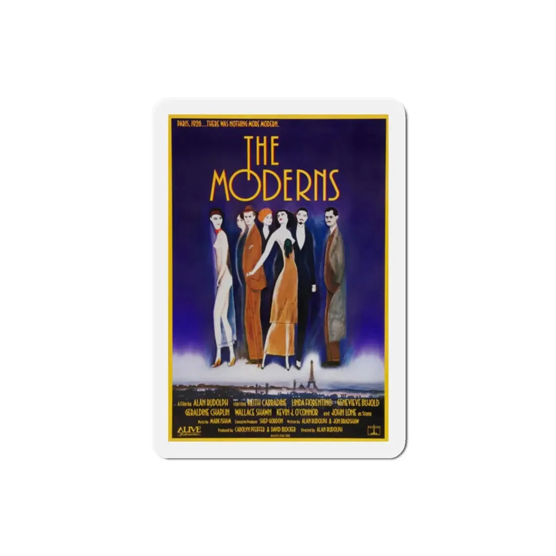 The Moderns 1988 Movie Poster Refrigerator Magnet 2 Inch - The Sticker Space
