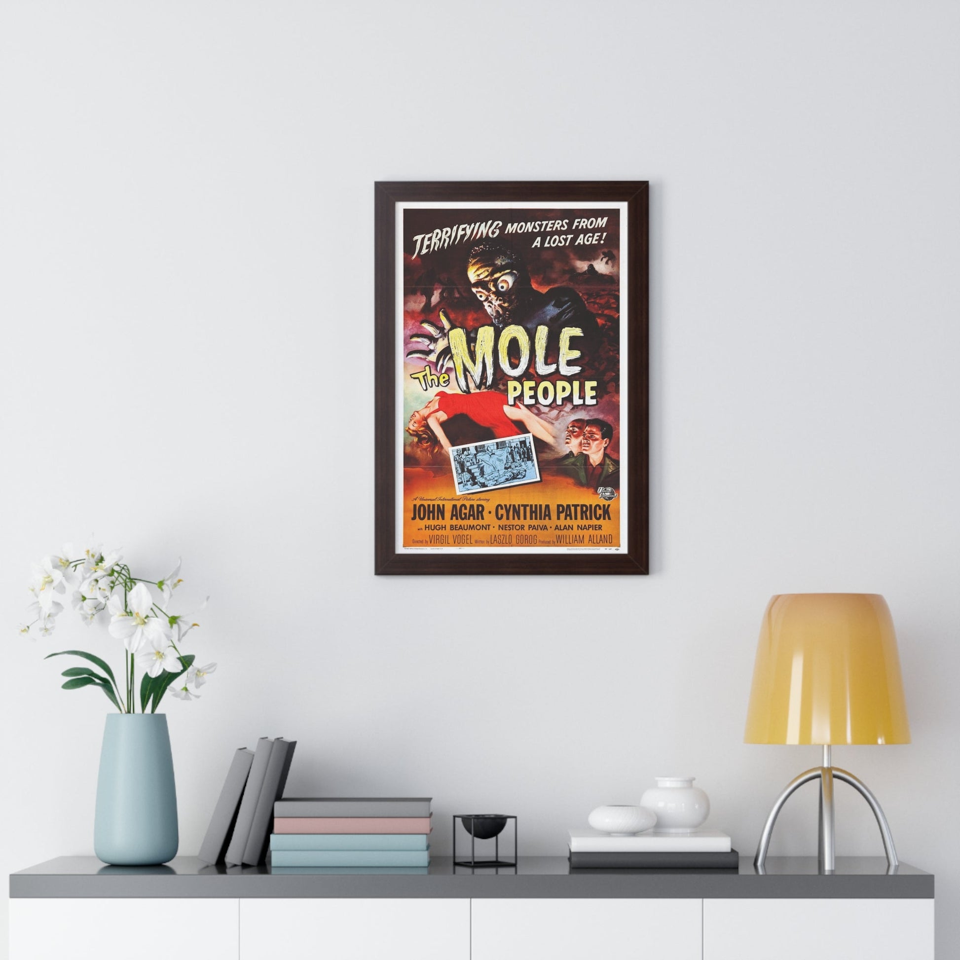 THE MOLE PEOPLE 1956 - Framed Movie Poster-The Sticker Space