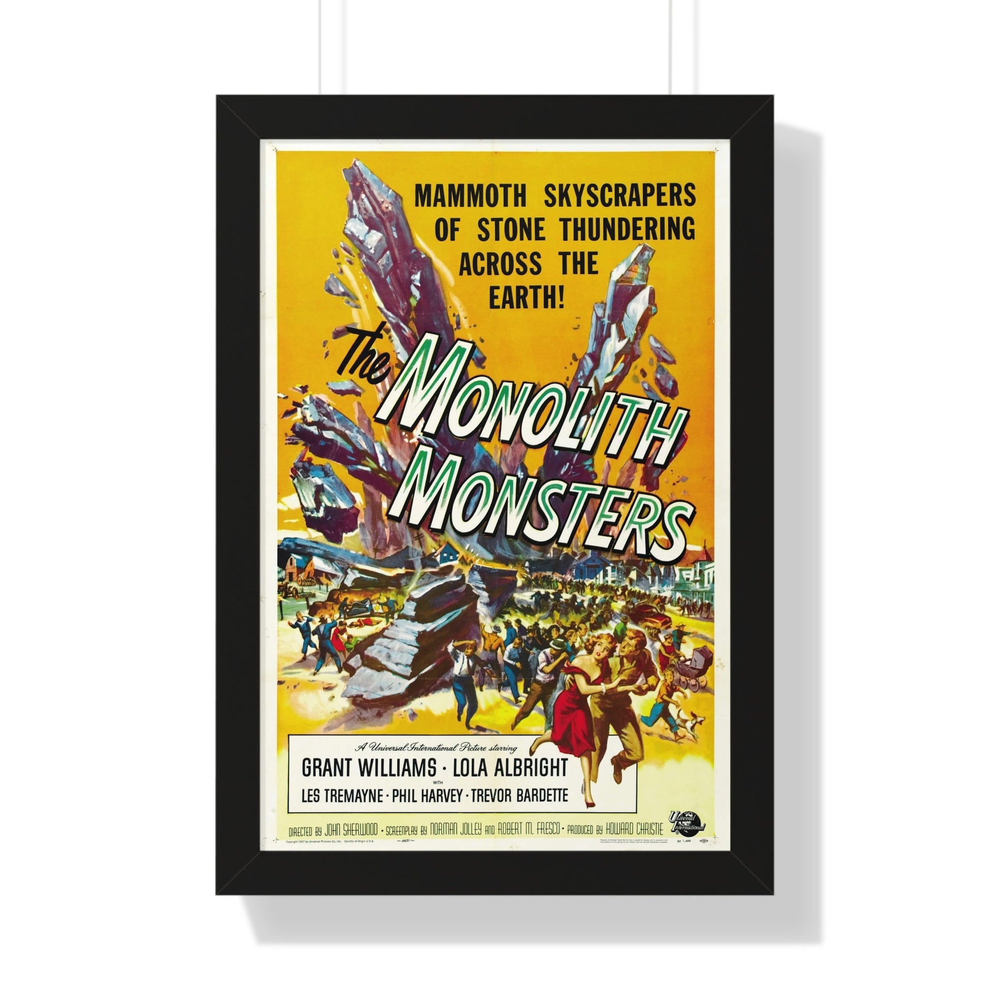 THE MONOLITH MONSTERS 1957 - Framed Movie Poster-16″ x 24″-The Sticker Space