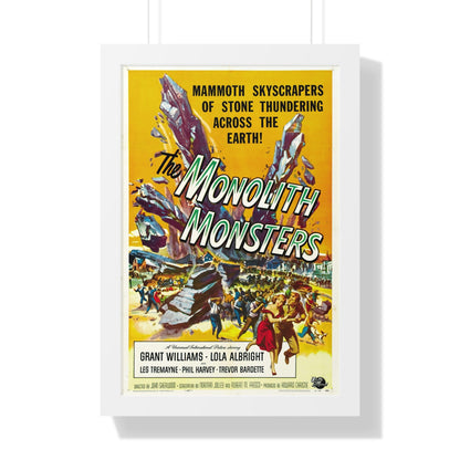 THE MONOLITH MONSTERS 1957 - Framed Movie Poster-16″ x 24″-The Sticker Space