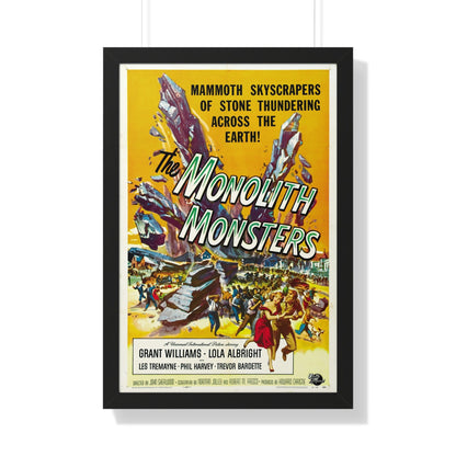 THE MONOLITH MONSTERS 1957 - Framed Movie Poster-20" x 30"-The Sticker Space