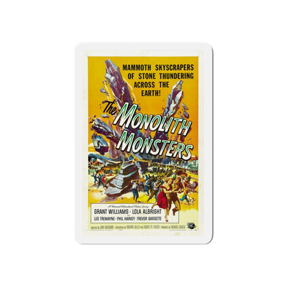 THE MONOLITH MONSTERS 1957 Movie Poster - Refrigerator Magnet-5" x 5"-The Sticker Space