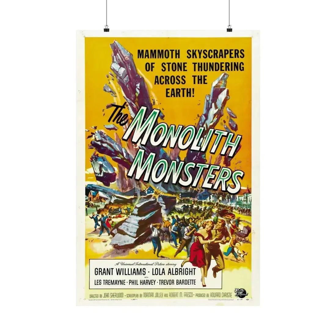 THE MONOLITH MONSTERS 1957 - Paper Movie Poster 24″ x 36″ Matte - The Sticker Space