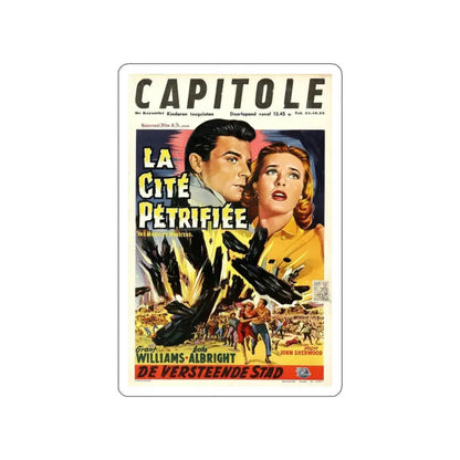 THE MONOLITH MONSTERS (BELGIAN) 1957 Movie Poster STICKER Vinyl Die-Cut Decal 3 Inch - The Sticker Space