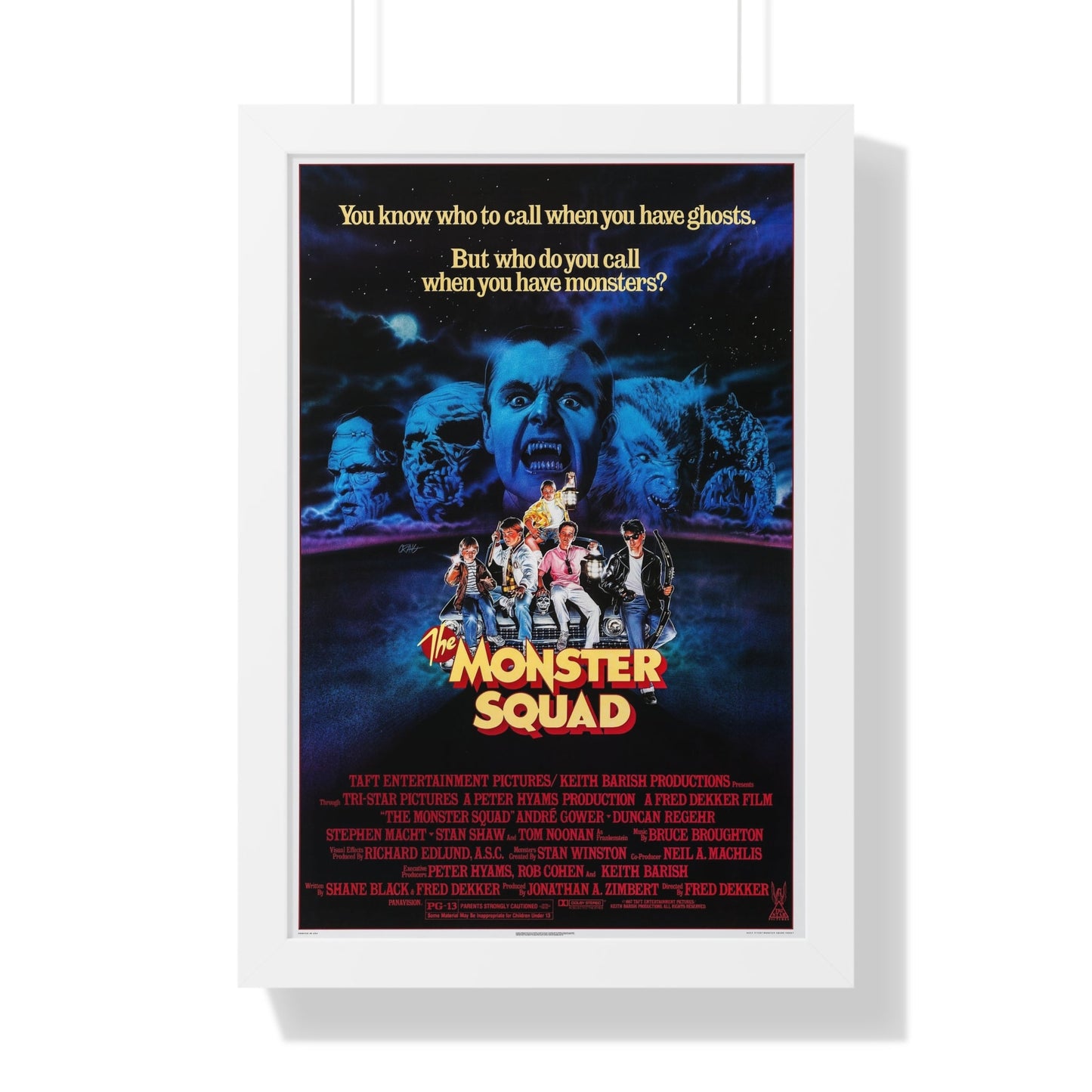 THE MONSTER SQUAD 1987 - Framed Movie Poster-16″ x 24″-The Sticker Space