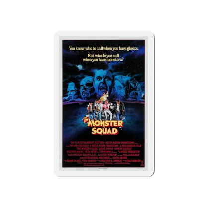 THE MONSTER SQUAD 1987 Movie Poster - Refrigerator Magnet 5 Inch Die-Cut - The Sticker Space