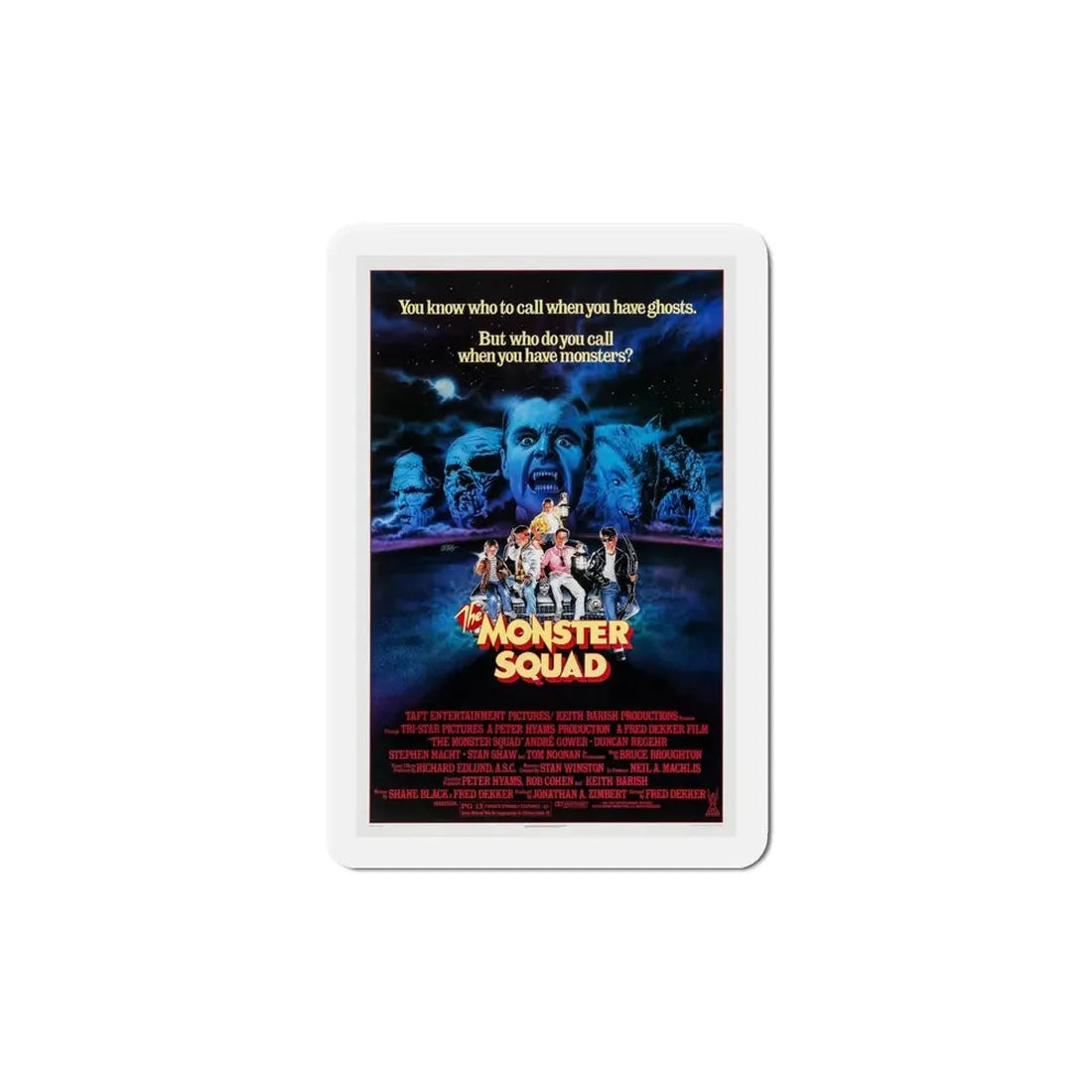 The Monster Squad 1987 Movie Poster Refrigerator Magnet 6 Inch - The Sticker Space
