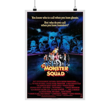 THE MONSTER SQUAD 1987 - Paper Movie Poster 12″ x 18″ Matte - The Sticker Space